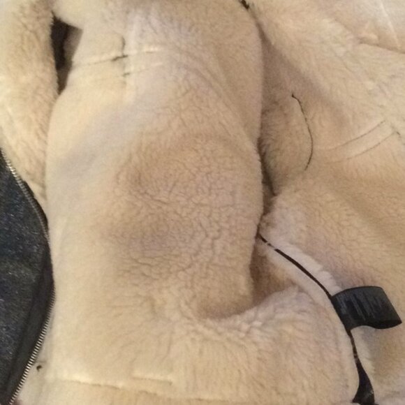 NWOT Urban Outfitters Faux Leather Bomber - Picture 4 of 7